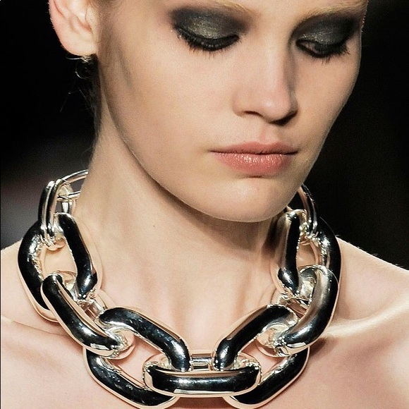 michael kors gold chain link necklace